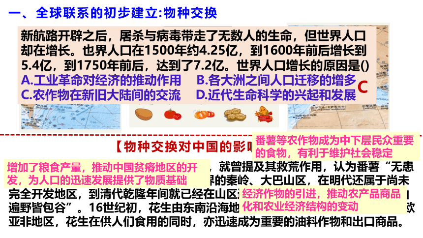 第7课 全球联系的初步建立与世界格局的演变 课件(共28张PPT)——统编版中外历史纲要（下） 2023届高三一轮复习