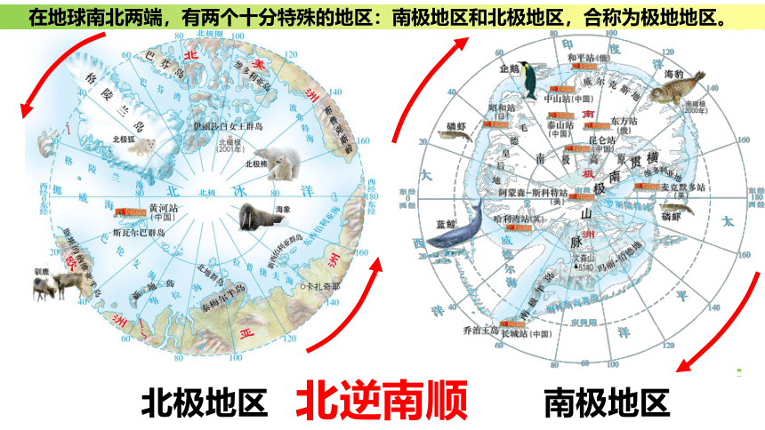 【推荐】2022-2023学年七年级地理下册人教版第十章 极地地区课件(共105张PPT)