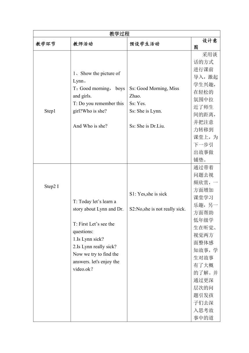 Unit 4 Lesson 24 Lynn sees a Doctor教案