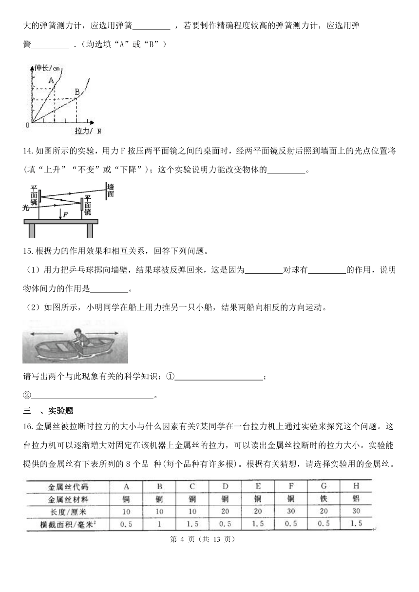 第3章 运动和力 综合练习（3.1-3.2，含解析）