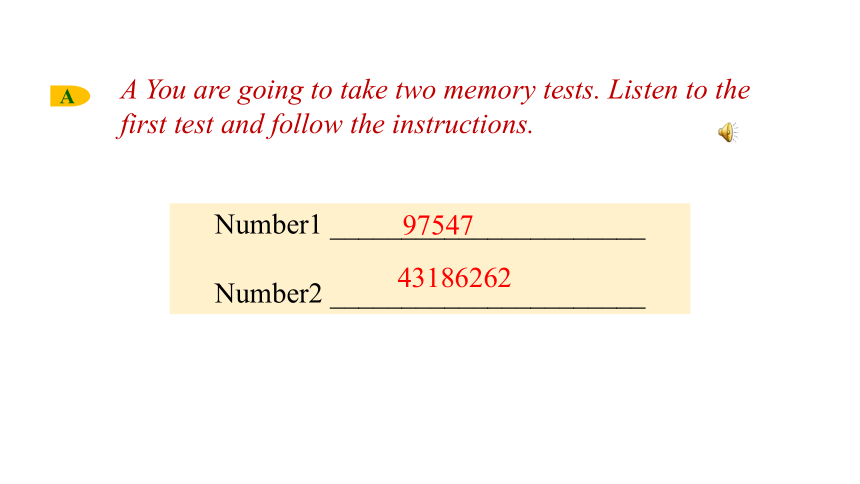 7.5 Unit 7 Memory Listening and Speaking（课件)