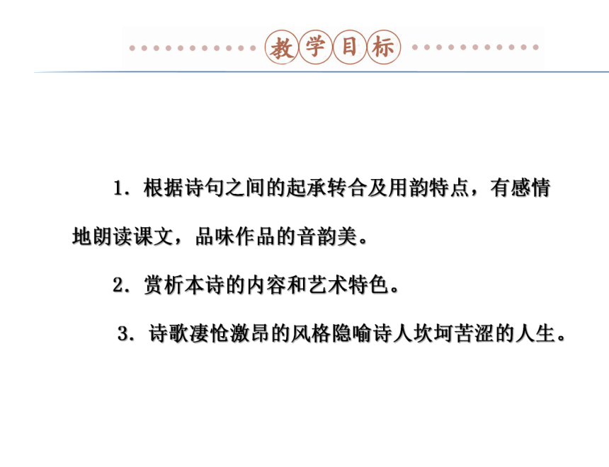 人教版高中语文选修中国古代诗歌散文欣赏：第三单元《李凭箜篌引》课件（共13 张PPT）