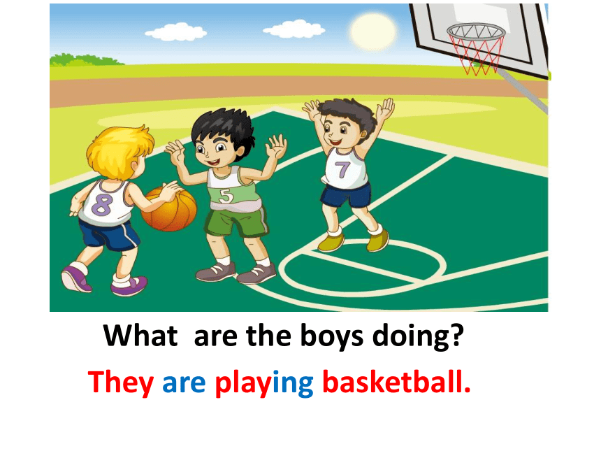 Unit6 We are watching the games.(Lesson32) 课件(共16张PPT)