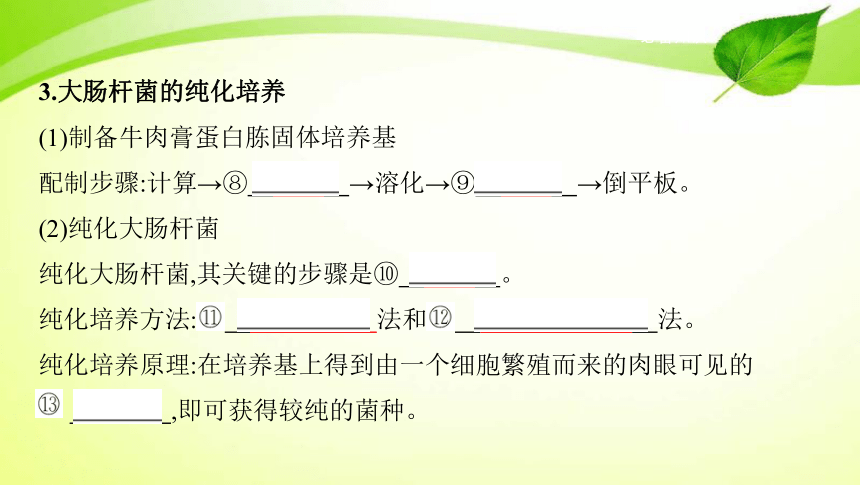 高考生物专题课件32：微生物的应用与传统发酵技术（共70张PPT）