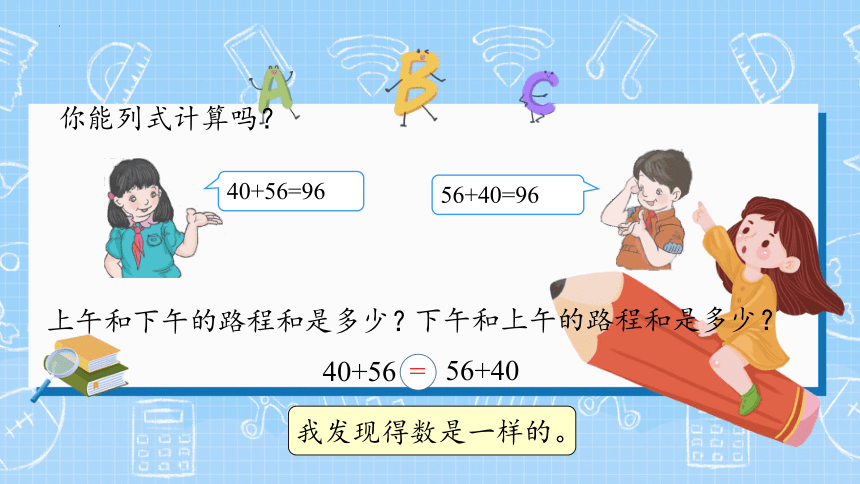 四年级下学期数学  3.1加法运算定律   课件（17张PPT）