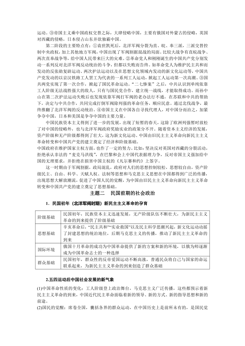 【2023精准备考】文综历史第29题 学案（含十年真题+规律总结+主题突破+模拟演练+原创预测）