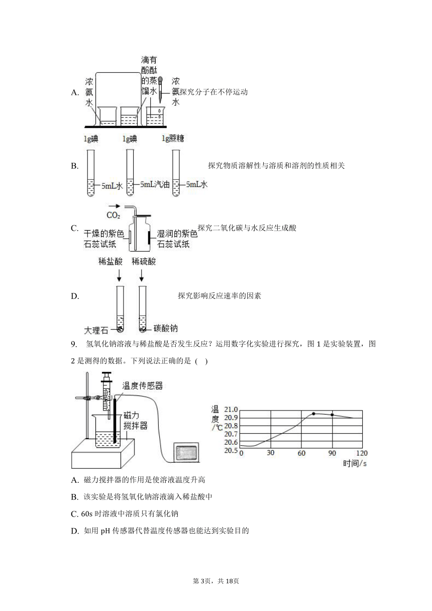 2023年陕西省西安市未央区西航二中中考化学三模试卷（含解析）