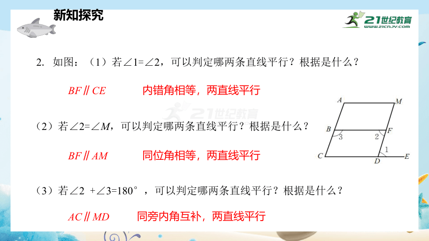 2.3.2 平行线的性质与判定的综合运用 课件 (共31张PPT)