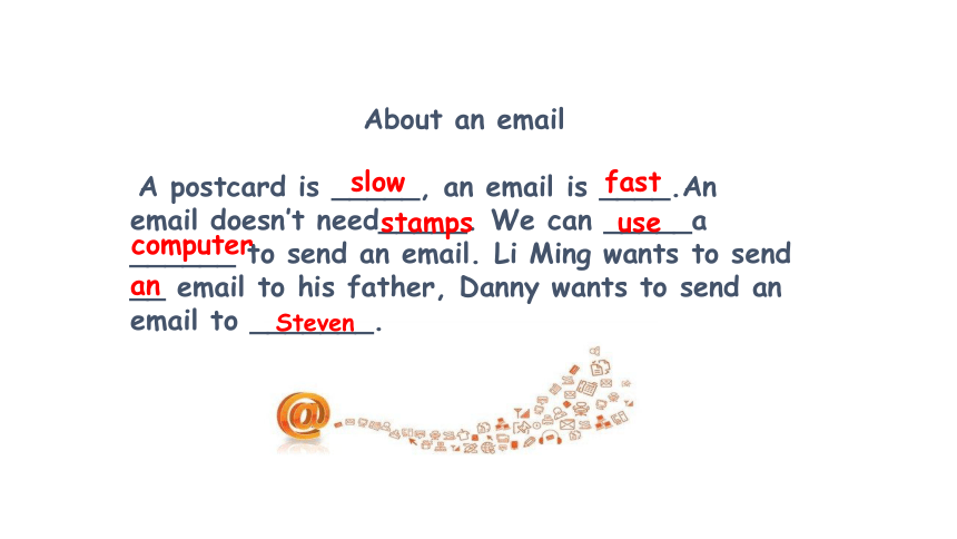 Unit 3 Lesson 16 An Email Is Fast课件（31张PPT)
