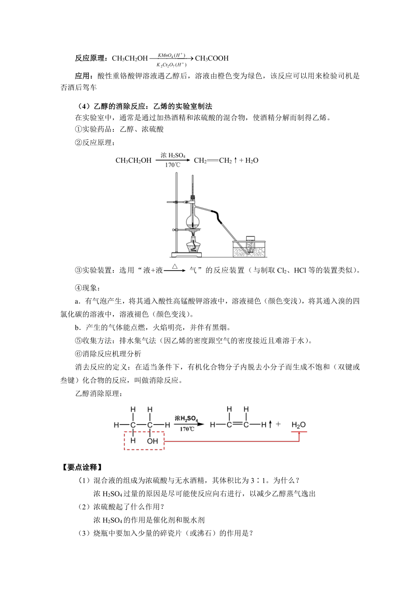 7.3 乙醇和乙酸-讲义