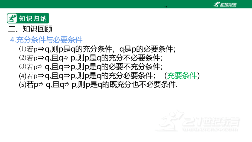 第一章集合与常用逻辑     章末复习  课件(共27张PPT)