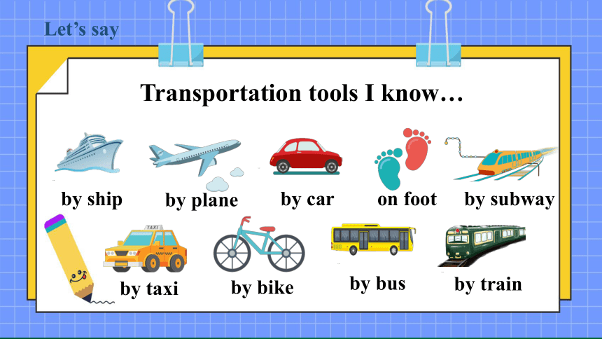 Unit2 Ways to go to school Part B  Read and write  课件（32张PPT)