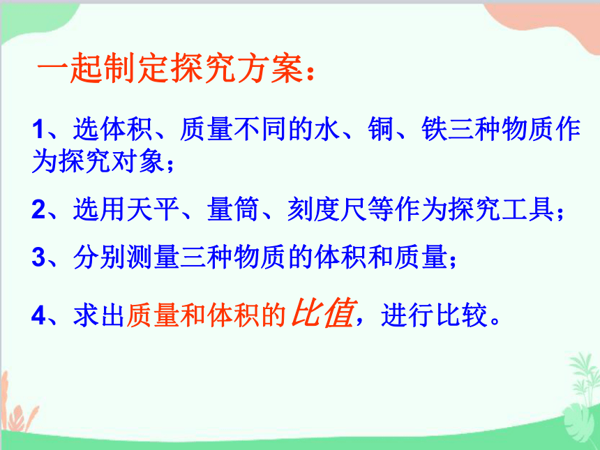 北师大版物理八年级上册2.3学生实验：探究——物质的密度课件(共21张PPT)