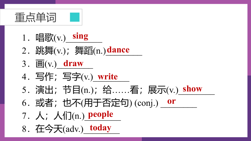 人教版英语七年级下册同步课件 unit1 self-check(12张）