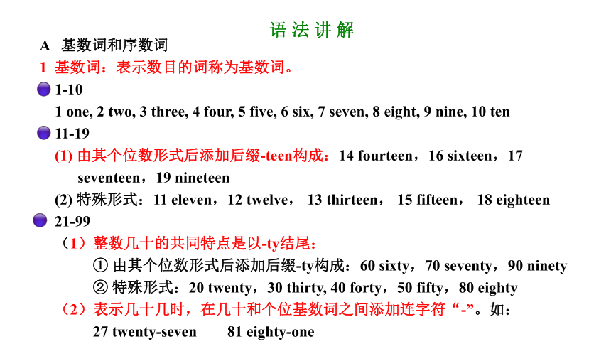 2.3 Unit 2 Numbers Grammar（课件）