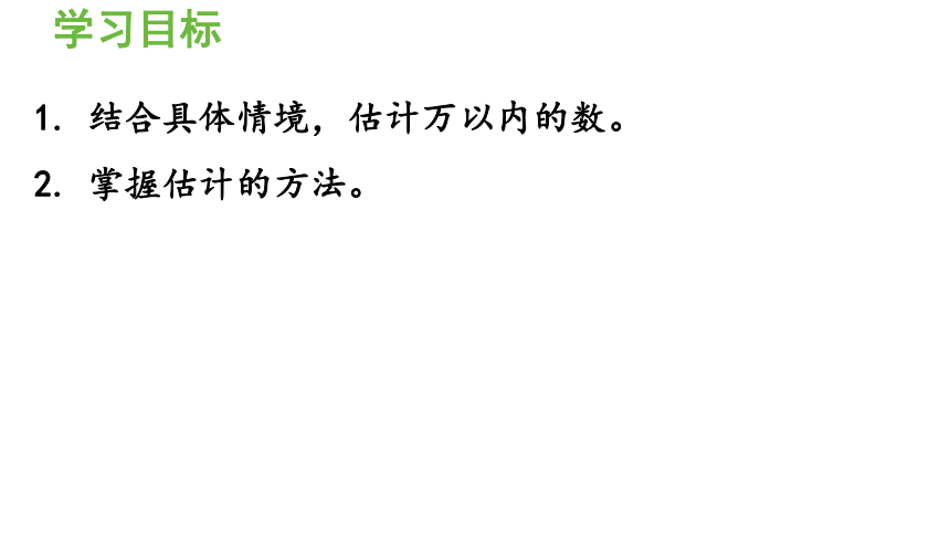 小学数学青岛版（六三制）二年级下二 游览北京——万以内数的认识信息窗5 估计课件（15张PPT)