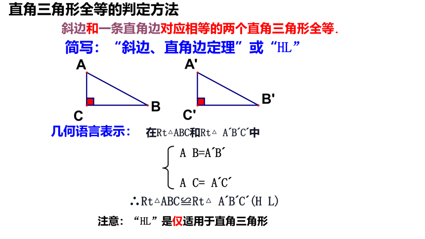 2.8 直角三角形全等的判定 课件（共18张PPT）
