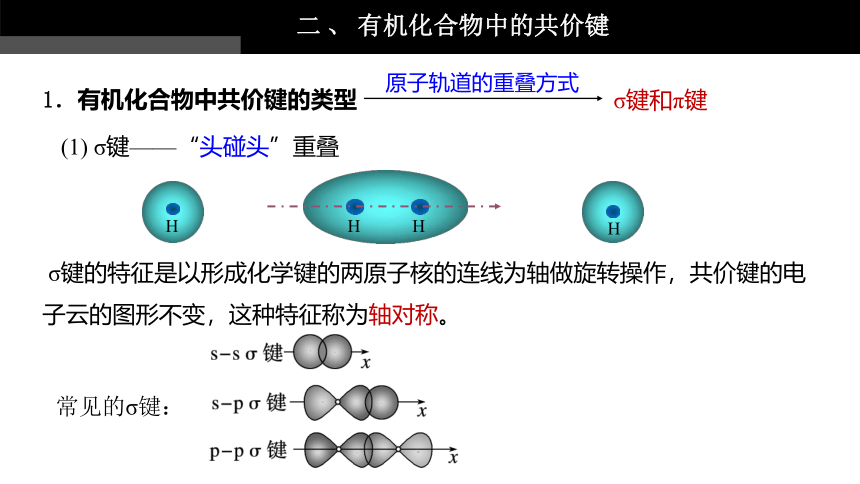 化学人教版（2019）选择性必修3 1.1.2有机化合物中的共价键（共65张ppt）