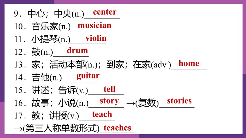 人教版英语七年级下册同步课件 unit1 self-check(12张）