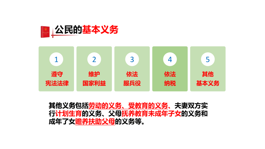 4.1公民基本义务  课件(共28张PPT)-2023-2024学年统编版道德与法治八年级下册