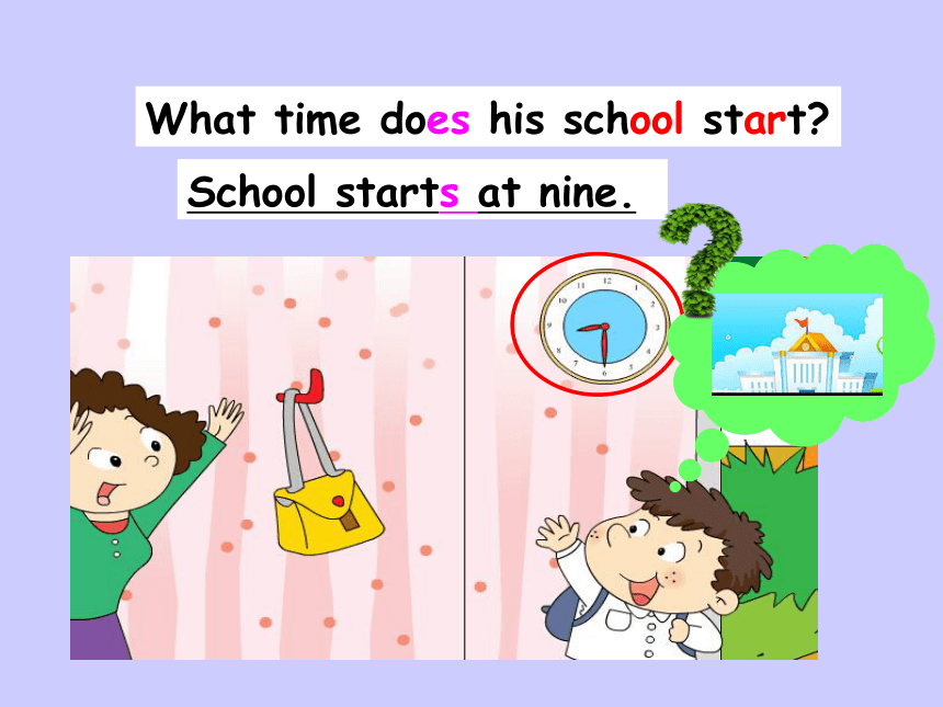 Module 8 Unit 1 What time does your school start？ 课件(共36张PPT)