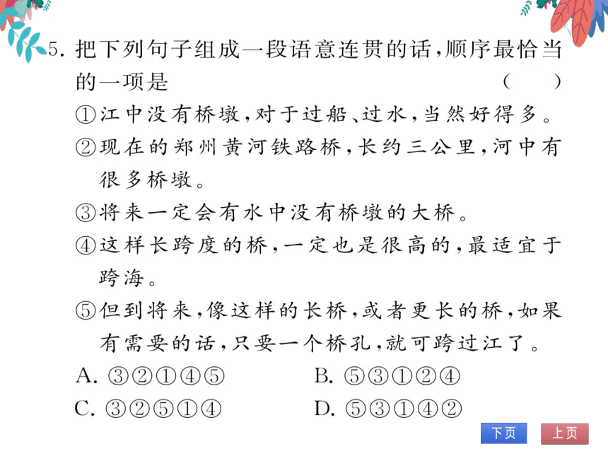 【统编版】语文八年级上册 18.中国石拱桥 习题课件
