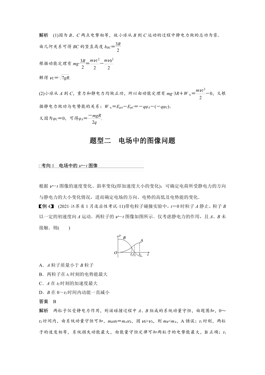 2023年江苏高考 物理大一轮复习 第八章 专题强化十四　电场性质的综合应用（学案+课时精练 word版含解析）