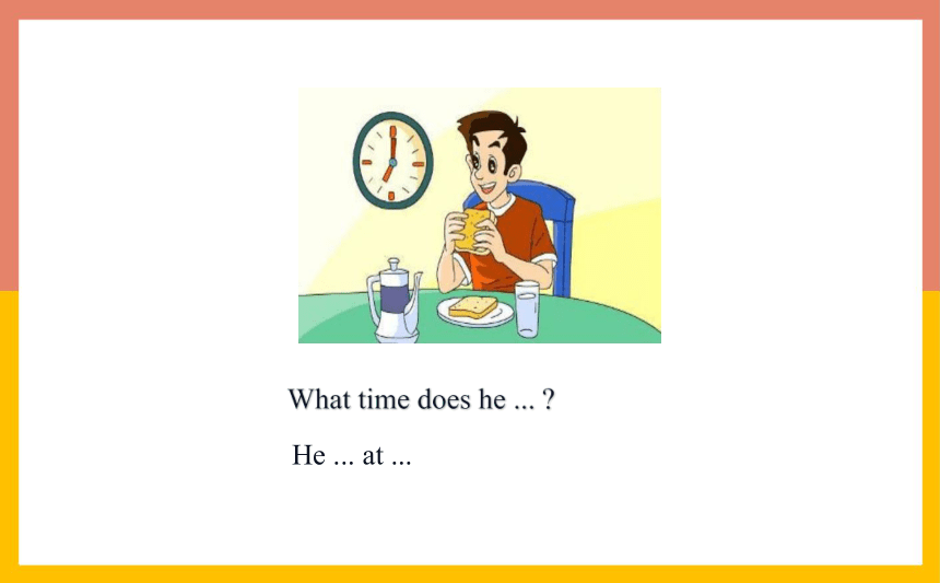Unit 7 What time do you get up？Period 3课件(共17张PPT)