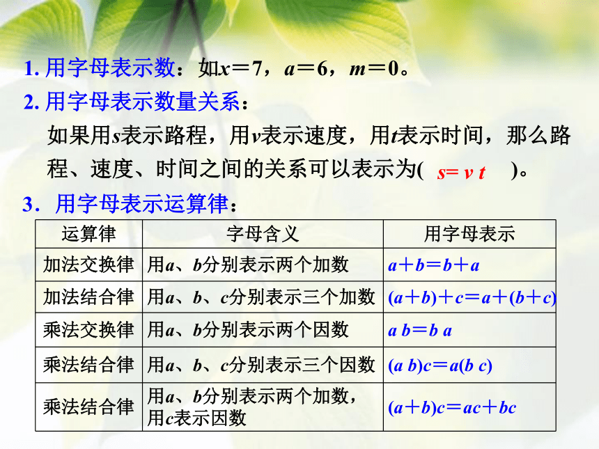 式与方程复习（课件）六年级下册数学人教版(共41张PPT)