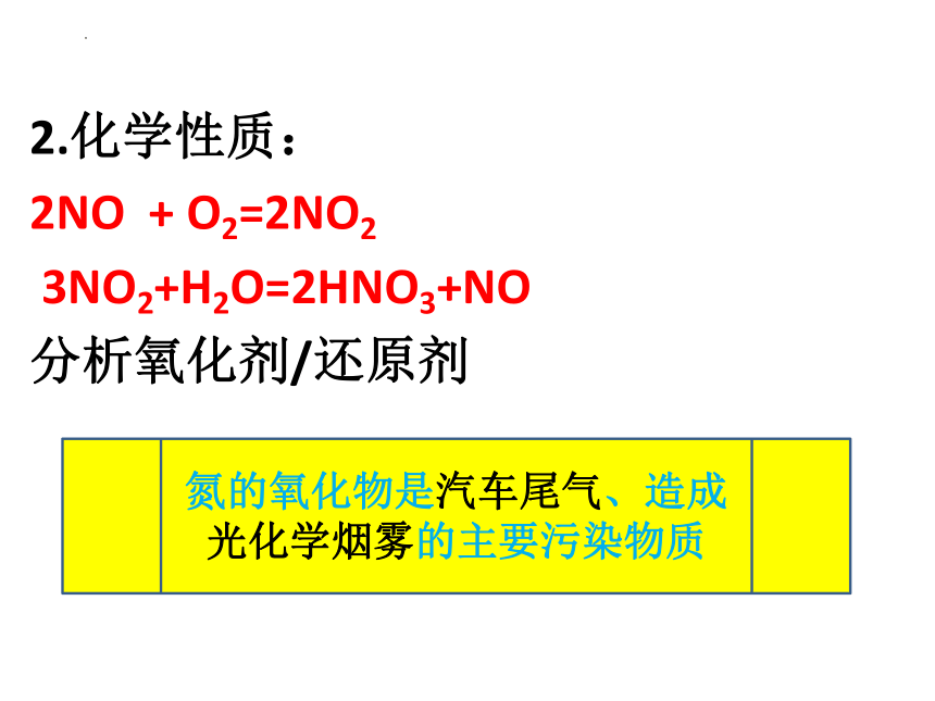 2021-2022学年高一化学人教版（2019）必修第二册5.2氮及其化合物 课件（51张ppt）