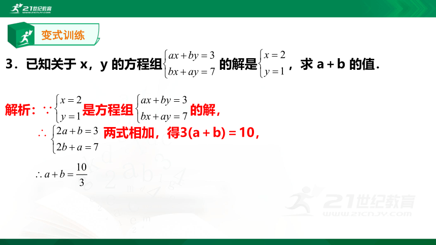 【A典学案】冲刺100分 八年级上专题复习第五讲 二元一次方程组（30张）