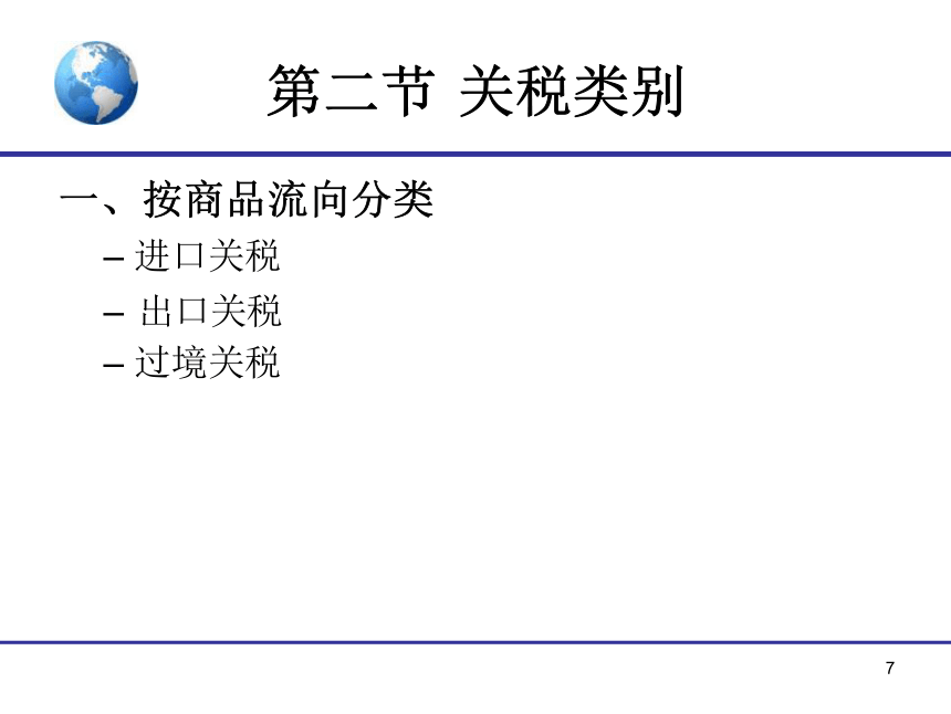 9.《国际贸易》（对外经贸版）第九章 关税 课件(共15张PPT)