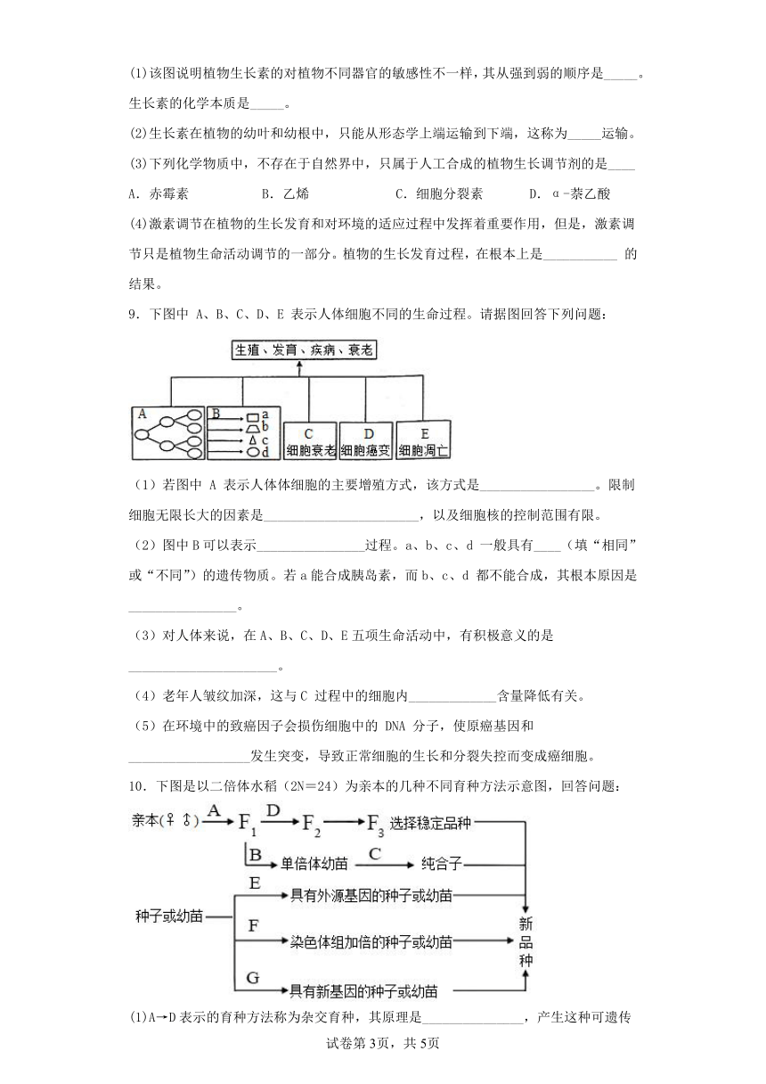 2023届江西省南昌市高三第二次模拟练习考试理综生物试卷（Word版含解析）