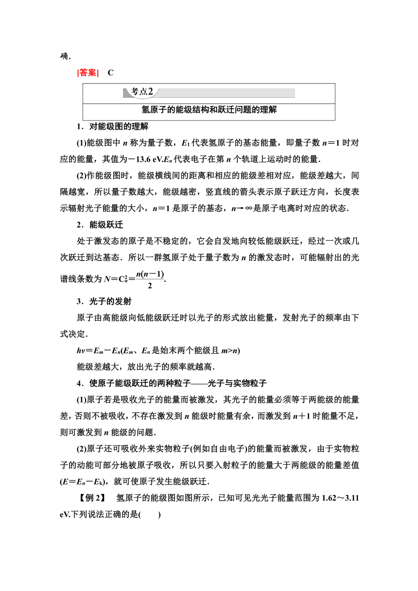 人教版高中物理选修3-5导学案   第18章 4 玻尔的原子模型  Word版含解析