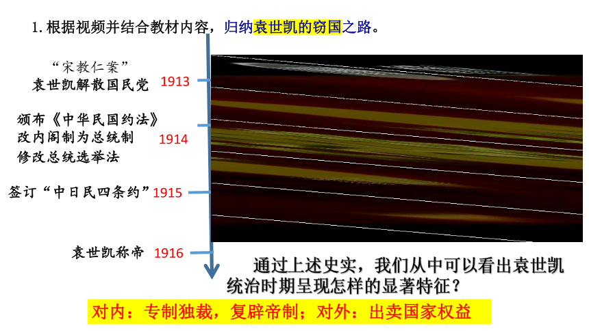 纲要（上）第20课北洋军阀统治时期的政治、经济与文化课件(共28张PPT含内嵌视频)