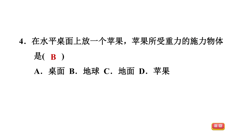 8.2重力　力的示意图 习题课件—2021春苏科版八年级物理下册