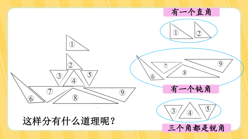 北师大版第二单元 认识三角形和四边形 第2课时  三角形分类(共22张PPT)