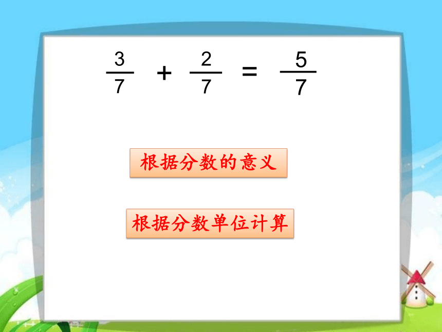 北京版小学数学三下 6.2简单的分数加减法 课件(共24张PPT)