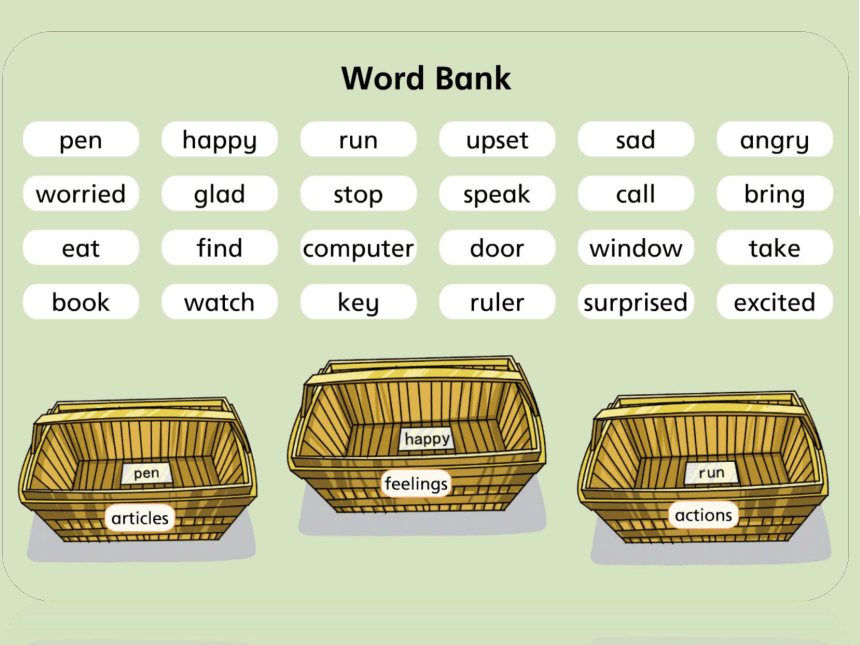 北京版小学英语四年级上册 Unit4 Revision Lesson14 课件(共13张PPT)