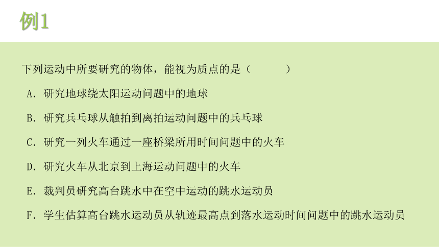 人教版中职物理通用类   质点 参考系 位移   课件(共22张PPT)