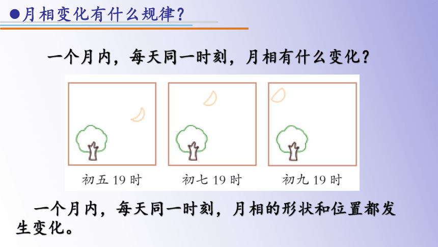 青岛版（六三制2017秋）科学 四年级下学期 3.12月相的变化（课件 共20张PPT）