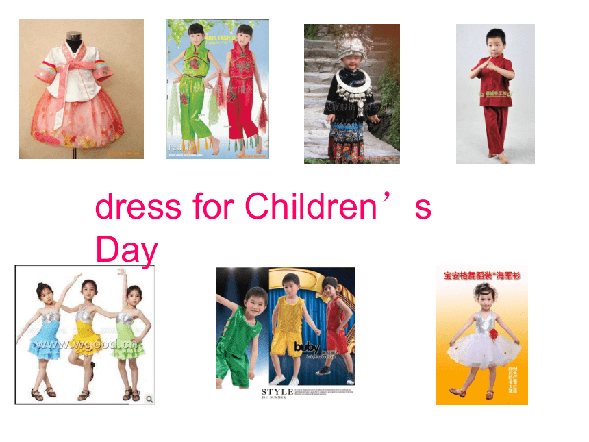 剑桥少儿英语预备级下Unit 9 Dress for Children's Day课件（39张）