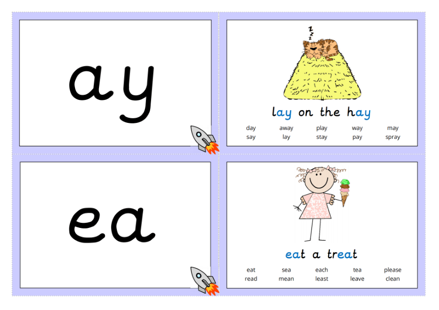 通用小学英语 图说英语自然拼读常见元音组合