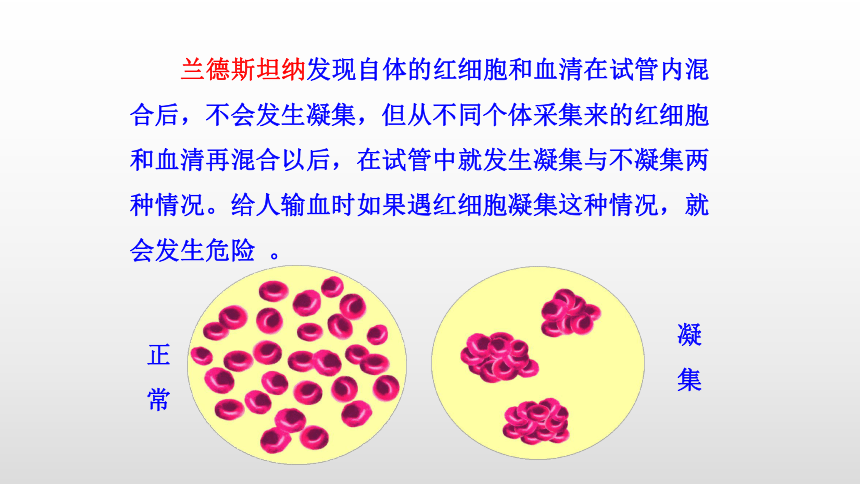 2021-2022学年人教版生物七年级下册4.4.4输血与血型课件(共20张PPT)