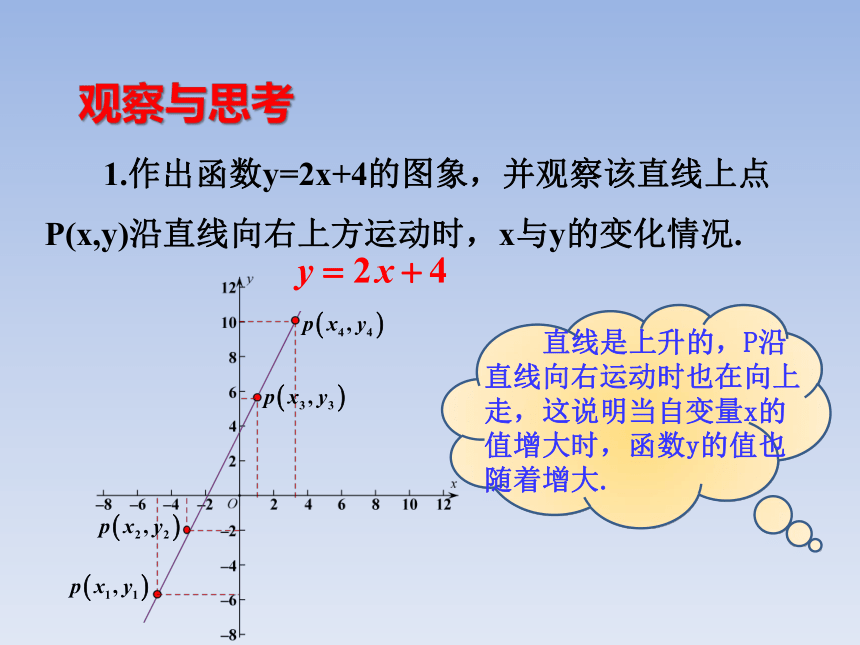 青岛版八年级数学下册 10.3一次函数的性质 课件(共19张PPT)