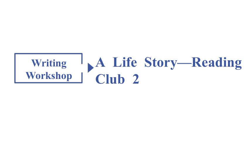 北师大版 （2019）选择性必修第一册 Unit 2 Success Writing Workshop A Life Story—Reading Club 2 词 句 重难点 课件(共37张PPT)