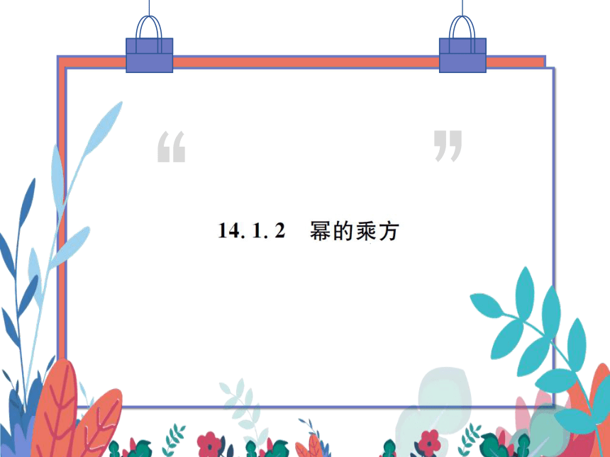 14.1.2幂的乘方　习题课件