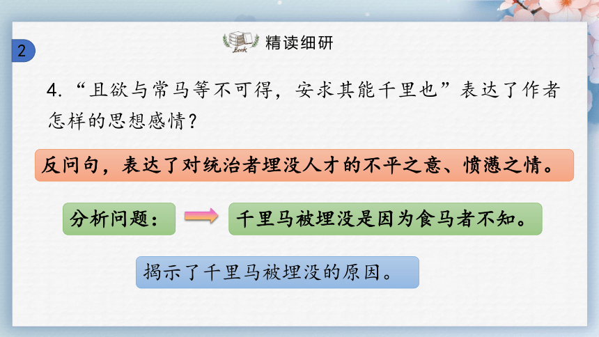 23马说（第二课时）（课件）-2022-2023学年八年级语文下册同步精品课件