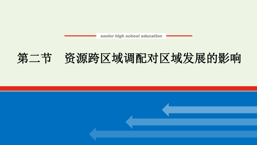 2021_2022学年新教材高中地理第三章 第二节 资源跨区域调配对区域发展的影响 课件(共63张PPT) 湘教版选择性必修2