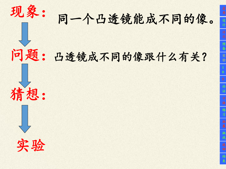 苏科版八年级上册 物理 课件 4.3凸透镜成像的规律（27张）